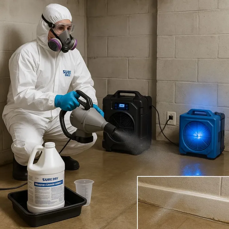 Sanitization and Odor Removal process in Dickens, TX